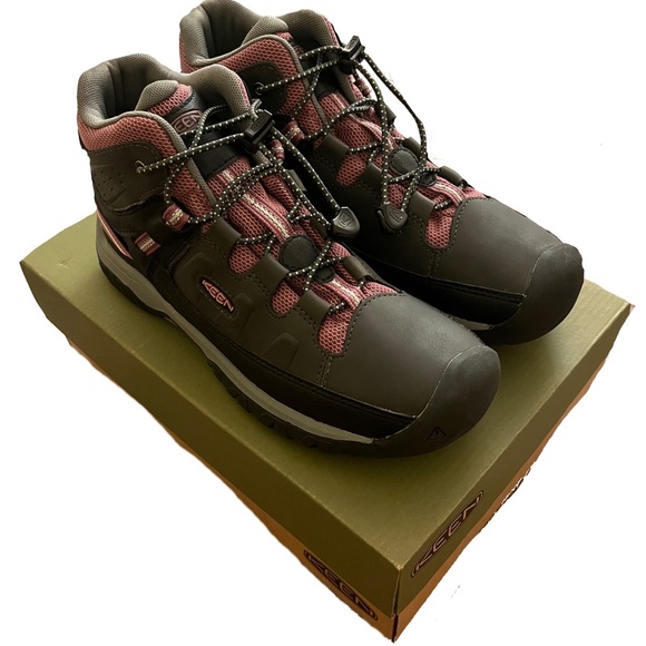 Keen Shoes - Keen Targhee mid waterproof hiking boots - YTH US 6
